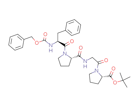 (S)-1-(2-{[(S)-1-((S)-2-Benzyloxycarbonylamino-3-phenyl-propionyl)-pyrrolidine-2-carbonyl]-amino}-acetyl)-pyrrolidine-2-carboxylic acid tert-butyl ester