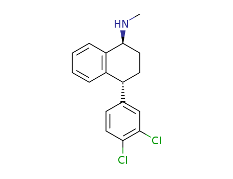 1-Naphthalenamine,4-(3,4-dichlorophenyl)-1,2,3,4-tetrahydro-N-methyl-, (1R,4S)-rel-