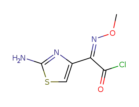 2-(2-amino-4-thiazolyl)-2-(Z)-methoxyiminoacetyl chloride