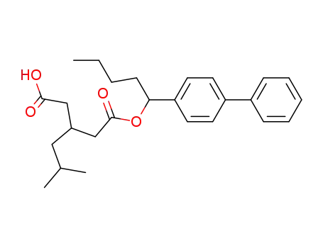 3-Isobutyl-pentanedioic acid mono-(1-biphenyl-4-yl-pentyl) ester