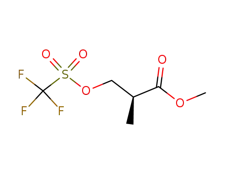 methyl (S)-2-methyl-3-(((trifluoromethyl)sulfonyl)oxy)propanoate