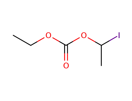 Molecular Structure of 80196-04-9 (1-Iodoethyl ethyl carbonate)