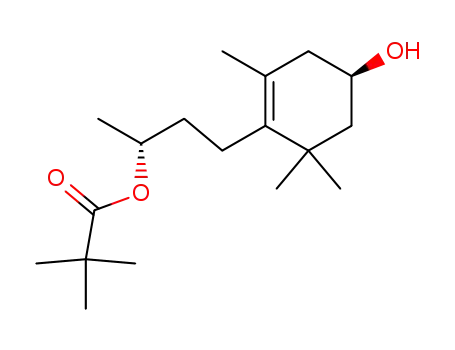 (1R)-4-[(3R)-3-(2,2-dimethyl-1-oxopropyloxy)]-3,5,5-trimethylcyclohex-3-enol