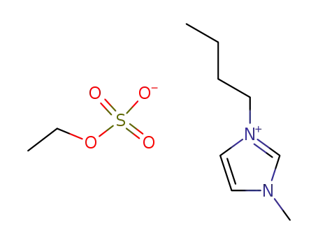 Molecular Structure of 597579-96-9 (1H-Imidazolium, 1-butyl-3-methyl-, ethyl sulfate)