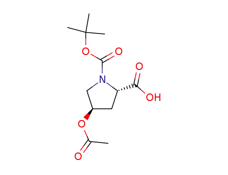 (2S,4R)-4-acetoxy-1-(tert-butoxycarbonyl)pyrrolidine-2-carboxylic acid