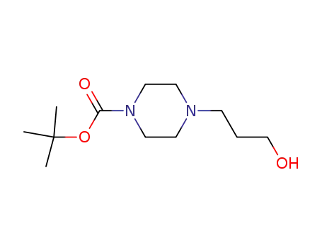 Molecular Structure of 132710-90-8 (4-(2-HYDROXY-PROPYL)-PIPERAZINE-1-CARBOXYLIC ACID TERT-BUTYL ESTER)