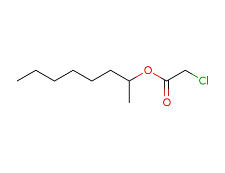 Molecular Structure of 20411-47-6 (1-methylheptyl chloroacetate)