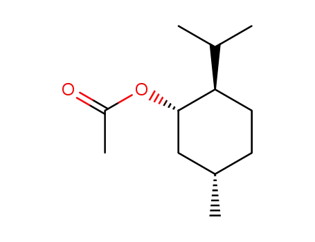 Molecular Structure of 5157-89-1 ((1S)-(+)-Menthyl acetate)