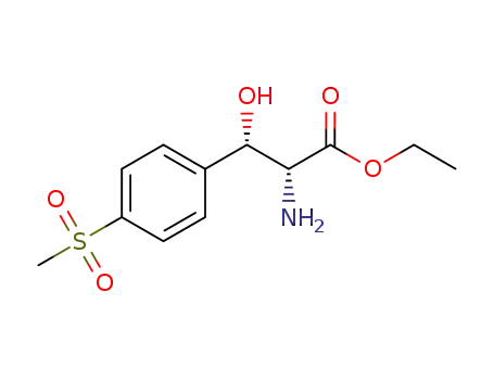 Molecular Structure of 36983-12-7 (D-P-METHYL SULFONE PHENYL ETHYL SERINATE)