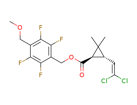 [2,3,5,6-tetrafluoro-4-(methoxymethyl)phenyl]methyl (1S,3R)-3-(2,2-dichlorovinyl)-2,2-dimethyl-cyclopropanecarboxylate