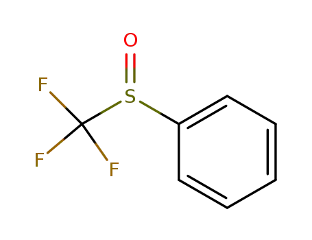 Molecular Structure of 703-18-4 (Phenyl trifluoromethyl sulphoxide)