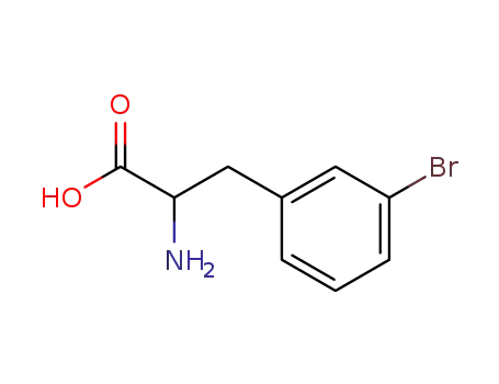 Molecular Structure of 30163-20-3 (2-AMINO-3-(3-BROMO-PHENYL)-PROPIONIC ACID)