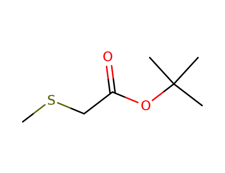 Molecular Structure of 32368-18-6 (Tert-butyl 2-(Methylthio)acetate)