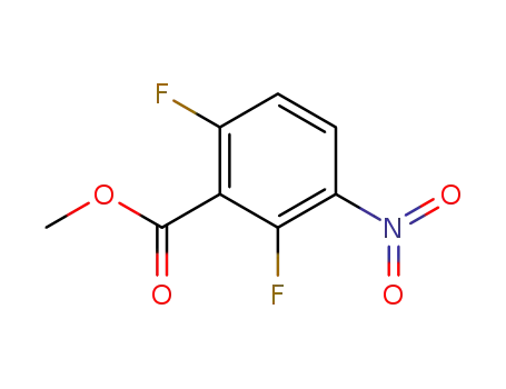 Molecular Structure of 84832-01-9 (METHYL 2,6-DIFLUORO-3-NITROBENZOATE)