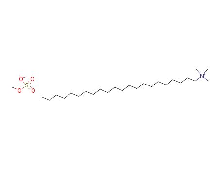 Molecular Structure of 81646-13-1 (docosyltrimethylammonium methyl sulphate)
