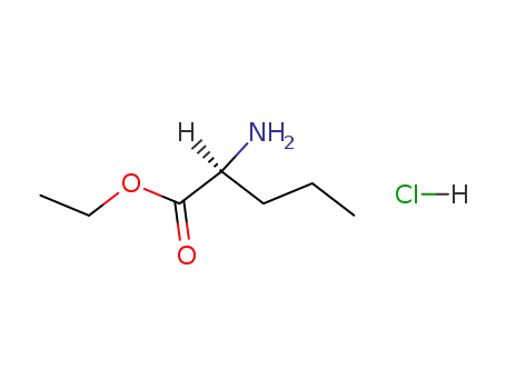Molecular Structure of 40918-51-2 (L-Norvaline ethyl ester hydrochloride)