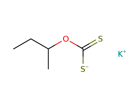 Molecular Structure of 141-96-8 (potassium O-sec-butyl dithiocarbonate)