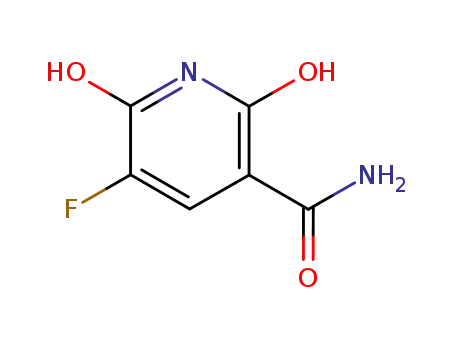 Molecular Structure of 75993-41-8 (3-Pyridinecarboxamide, 5-fluoro-1,2-dihydro-6-hydroxy-2-oxo-)