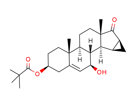 Molecular Structure of 82543-09-7 (3H-Cycloprop[15,16]androsta-5,15-dien-17-one,3-(2,2-dimethyl-1-)