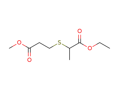 Propanoic acid, 2-[(3-methoxy-3-oxopropyl)thio]-, ethyl ester