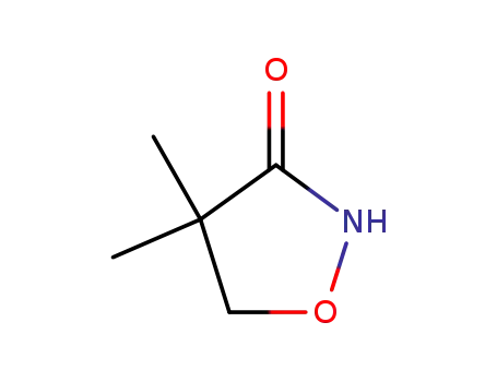 Molecular Structure of 81778-07-6 (4，4-dimethyl isoxazolidin-3-one)
