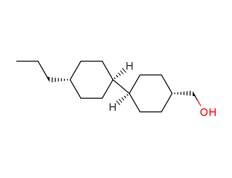 Molecular Structure of 82562-85-4 ((trans,trans)-4'-Propyl-[1,1'-bicyclohexyl]-4-methanol)