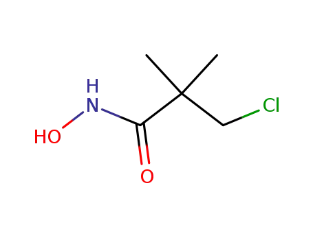 Molecular Structure of 81778-06-5 (3-CHLORO-N-HYDROXY-2,2-DIMETHYL-PROPANAMIDE)