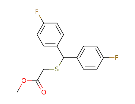 Methyl [[bis-(4-fluorophenyl)methyl]thio]acetate