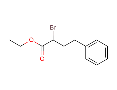 Molecular Structure of 82586-61-6 (Benzenebutanoic acid, a-bromo-, ethyl ester)