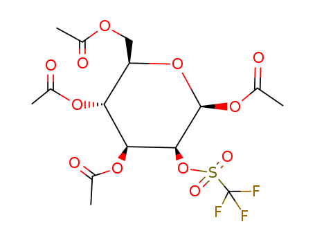 92051-23-5,TATM,1,3,4,6-Tetra-O-acetyl-2-(trifluoromethylsulfonyl)-b-D-mannopyranose;1,3,4,6-Tetra-O-acetyl-2-O-trifluoromethanesulfonyl-b-D-mannopyranose;Mannose triflate;1,3,4,6-Tetra-O-acetyl-2-O-trifluoromethanesulfonyl-beta-D-mannopyranose;β-D-Mannopyranose 1,3,4,6-tetra-O-acetate 2-O-trifluoromethanesulfonate;