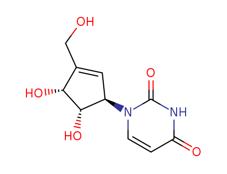 90597-20-9,cyclopentenyluracil,1-((1R,2S,3R)-2,3-dihydroxy-4-hydroxymethyl-4-cyclopenten-1-yl)-2,4-(1H,3H)-pyrimidinedione;(1'R,2'S,3'R)-1-[2,3-dihydroxy-4-hydroxymethyl-4-cyclopenten-1-yl]uracil;