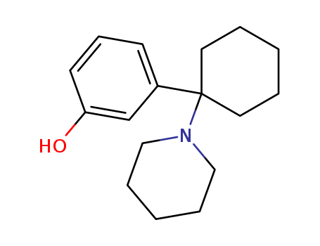 79787-43-2,3-hydroxyphencyclidine,1-[1-(3-Hydroxyphenyl)cyclohexyl]piperidine;3-[1-(1-Piperidinyl)cyclohexyl]phenol; N-[1-(3-Hydroxyphenyl)cyclohexyl]piperidine