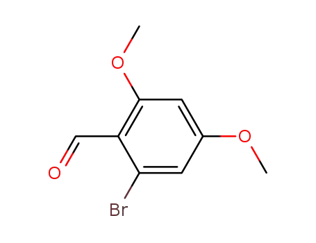 Molecular Structure of 81574-69-8 (2-broMo-4,6-diMethoxybenzaldehyde)
