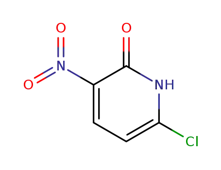 Molecular Structure of 92138-35-7 (2-Hydroxy-3-Nitro-6-Chloropyridine)