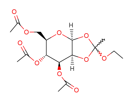 Molecular Structure of 28140-37-6 (1 2-O-(1-ETHOXYETHYLIDENE)-BETA-D-MANNO&)