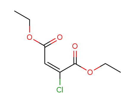 Molecular Structure of 626-10-8 (Diethyl ChloroMaleate)