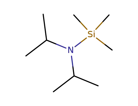 Molecular Structure of 17425-88-6 ((DIISOPROPYLAMINO)TRIMETHYLSILANE)