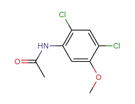 Molecular Structure of 65182-98-1 (24Dichloro-5methoxyacetanilide)