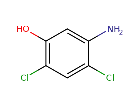 Molecular Structure of 39489-79-7 (2,4-Dichloro-5-hydroxyaniline)