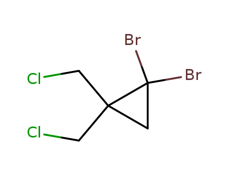 Molecular Structure of 98577-44-7 (1,1-Dibromo-2,2-bis(chloromethyl)cyclopropane)