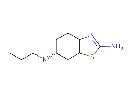 Molecular Structure of 104632-28-2 ((R)-Pramipexole)