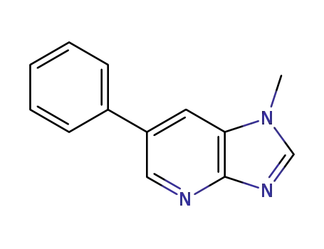 Molecular Structure of 125572-33-0 (1-methyl-6-phenyl-1H-imidazo[4,5-b]pyridine)