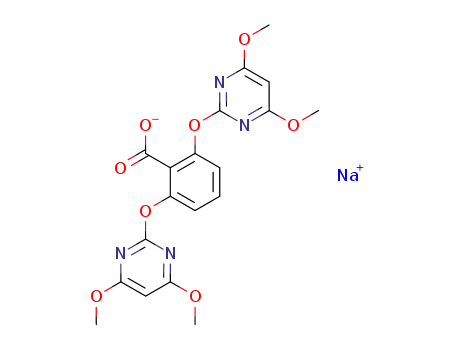 Molecular Structure of 125401-92-5 (Bispyribac-sodium)