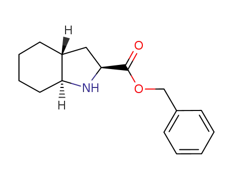 Molecular Structure of 144540-71-6 ((2S, 3aR,7aS)-Benzyl octahydro -1H-indole-2-carboxylate)