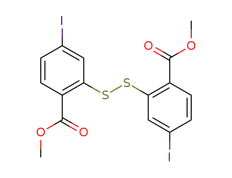 Benzoic acid, 2,2'-dithiobis[4-iodo-, dimethyl ester