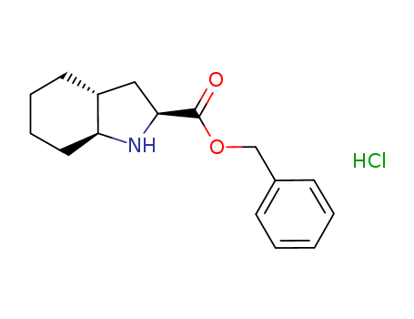 145641-35-6  C16H22ClNO2  Benzyl (2S,3aR,7aS)-octahydroindole-2-carboxylate hydrochloride