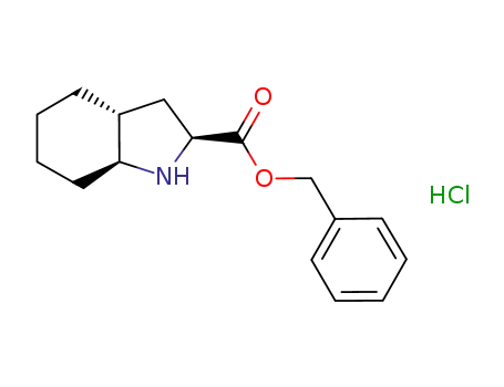 Molecular Structure of 145641-35-6 (Benzyl (2S,3aR,7aS)-octahydroindole-2-carboxylate hydrochloride)