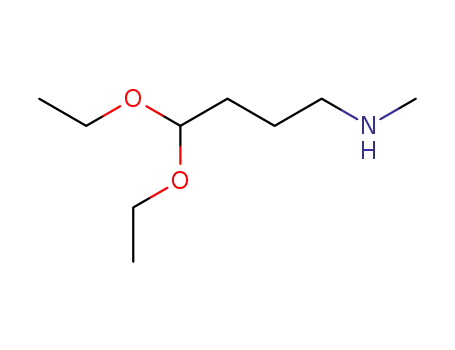 Molecular Structure of 114094-45-0 (γ-Methylaminobutyraldehyde, Diethyl Acetal)