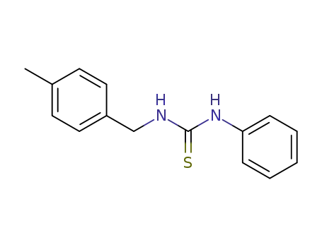 Molecular Structure of 35305-48-7 (1-(4-methylbenzyl)-3-phenylthiourea)
