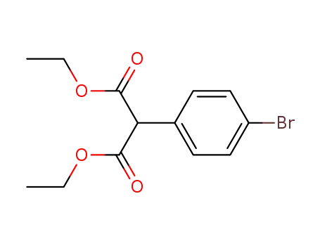 Molecular Structure of 93139-85-6 (2-(4-BROMOPHENYL)-PROPANEDIOIC ACID, 1,3-DIETHYL ESTER)